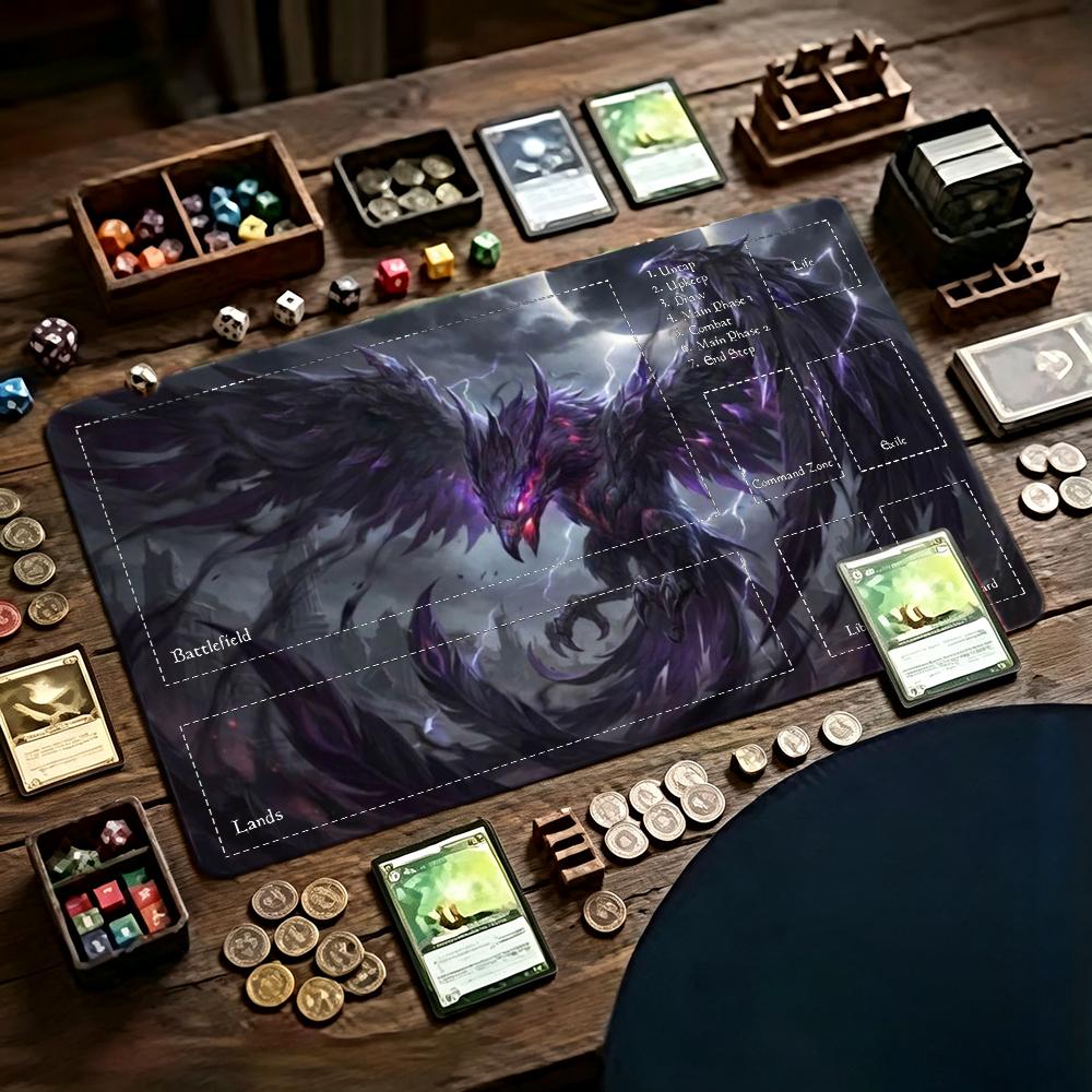 Tradescantia Purple - بساط لعب ألعاب البطاقات TCG بتصميم