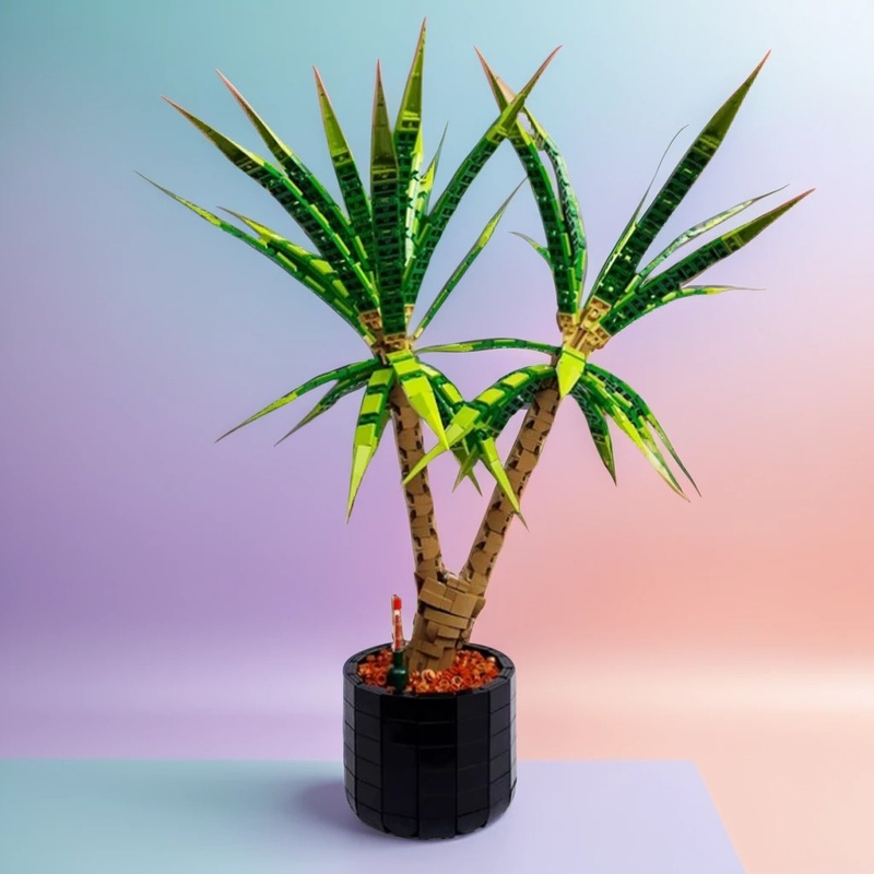 1961 قطعة MOC نموذج قلعة القرو - مراجعة Dracaena Marginata وسعره