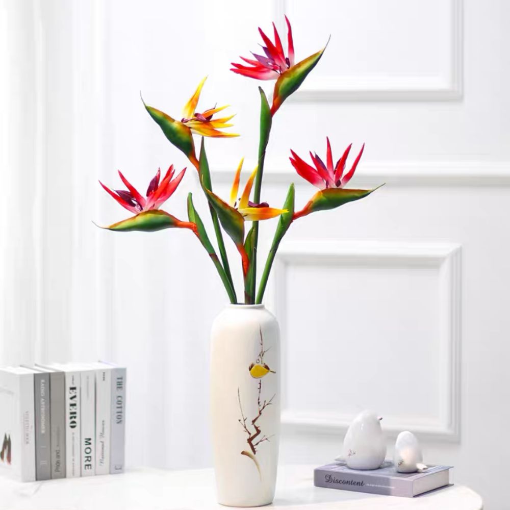 نباتات صناعية طويلة الساق تشبه - مراجعة Bird Paradise Strelitzia وسعره