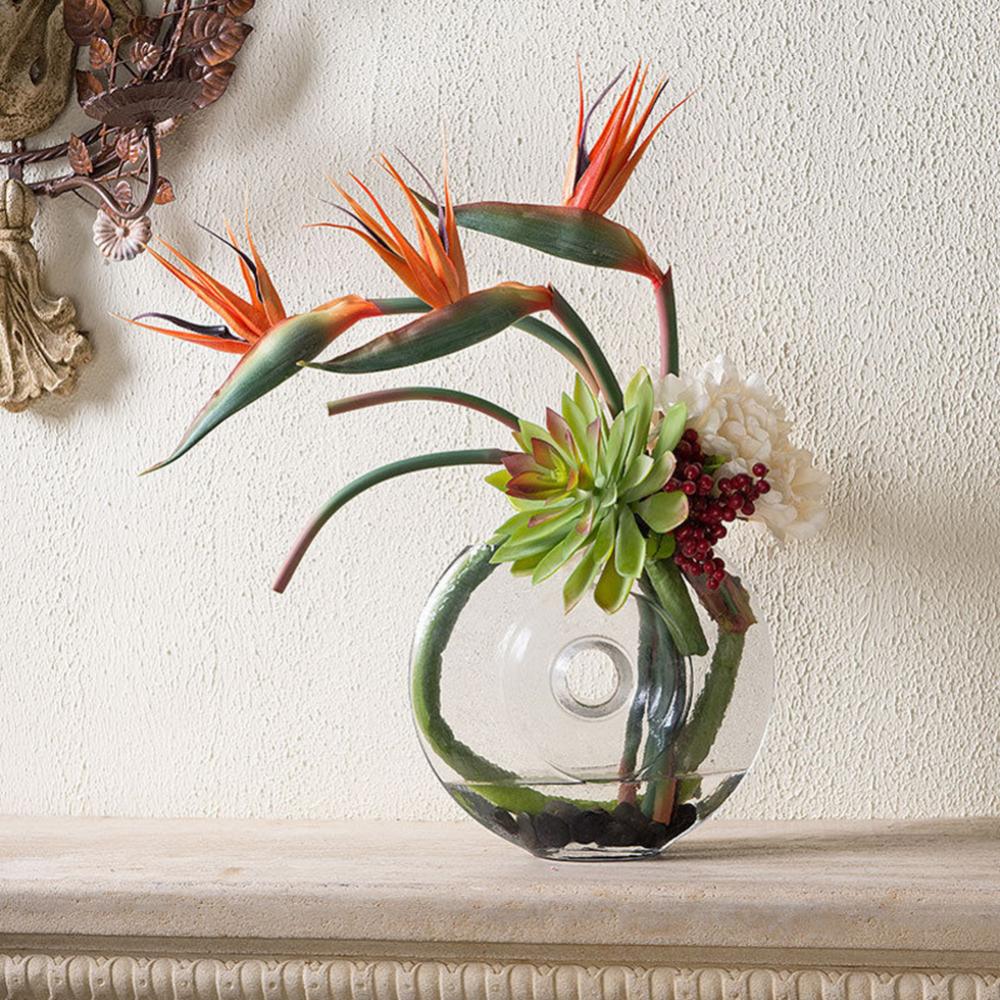 1 قطعة 80 سنتيمتر زهرة الطيور  - مراجعة Bird Paradise Strelitzia وسعره