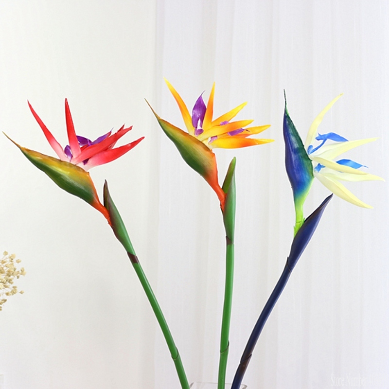 زهرة سيليكون صناعية بطول 90 سم - مراجعة Bird Paradise Strelitzia وسعره